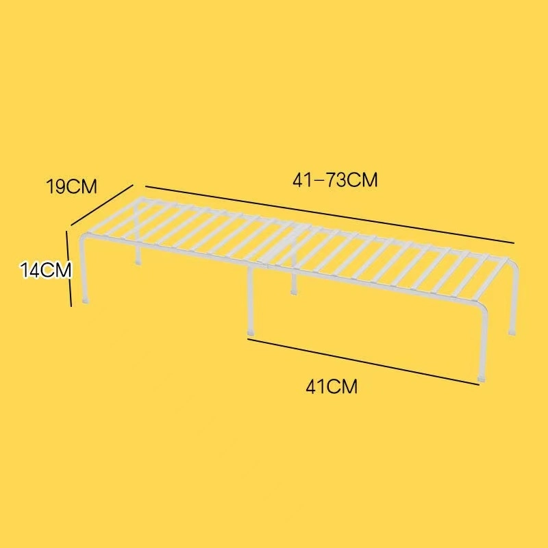 Multifunctional Telescopic Cupboard Dishes for Kitchen Utensils Layered Condiments Sorting Storage Racks