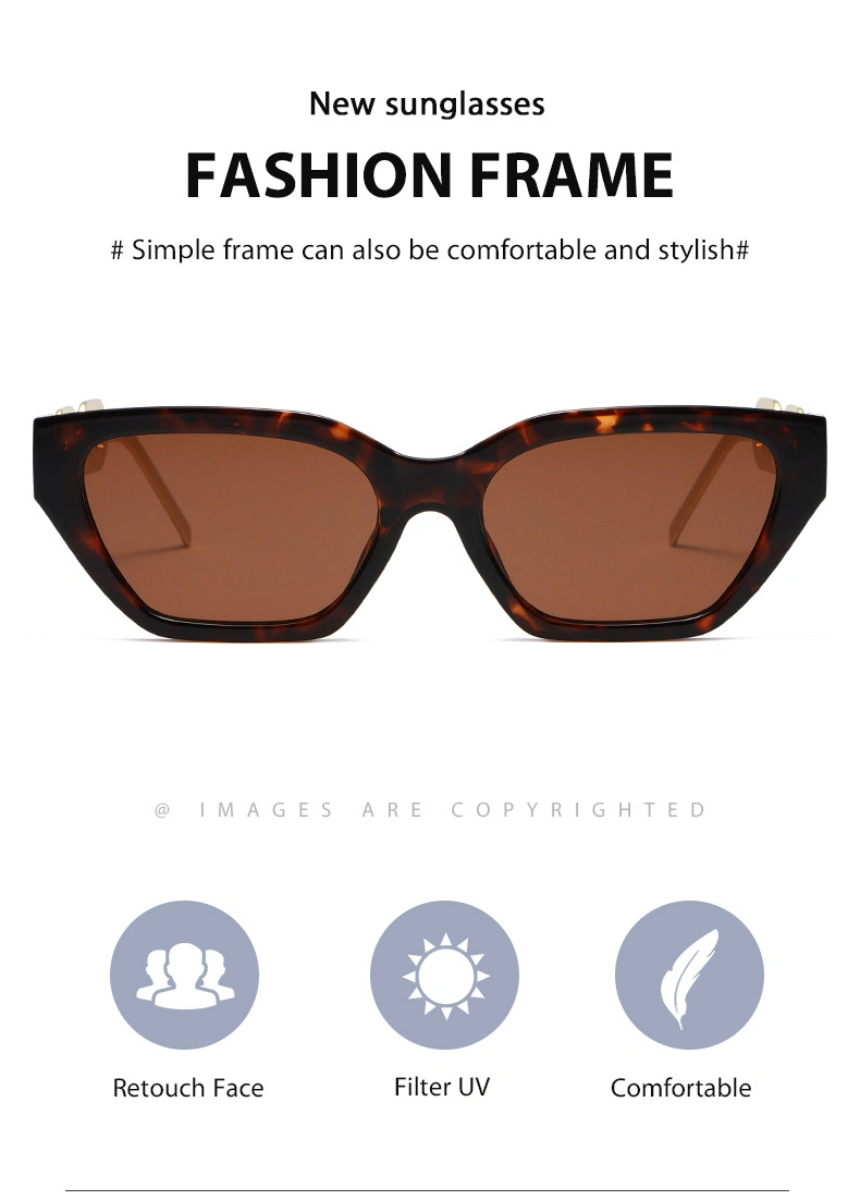 Wholesale Customized UV400 Retro Fashion Sunglasses for Women